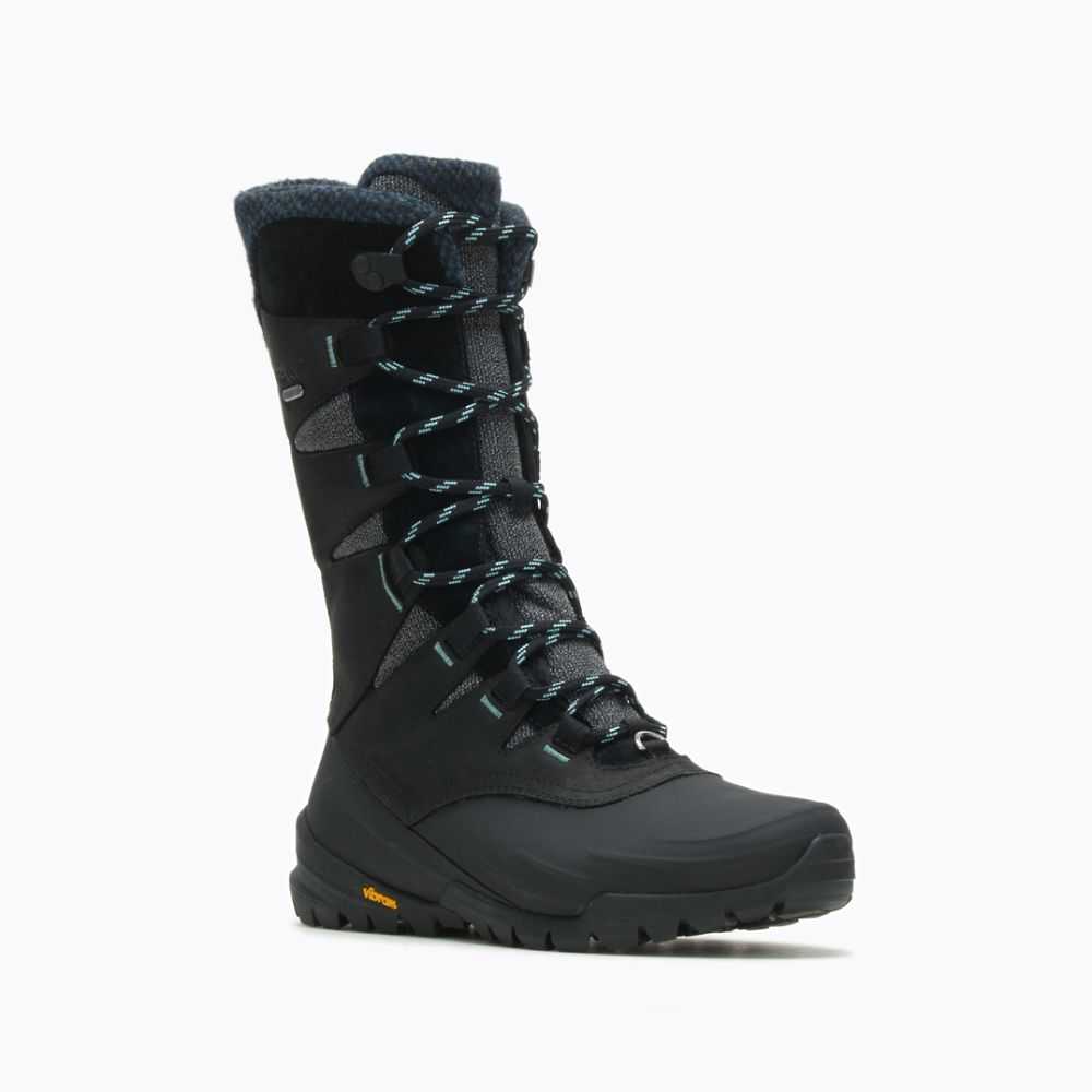 Botas De Invierno Merrell Web Oficial Aurora 2 Mujer Negras